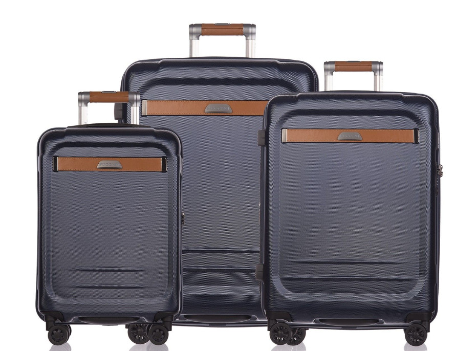 Moderné cestovné kufre STOCKHOLM - námornícka modrá