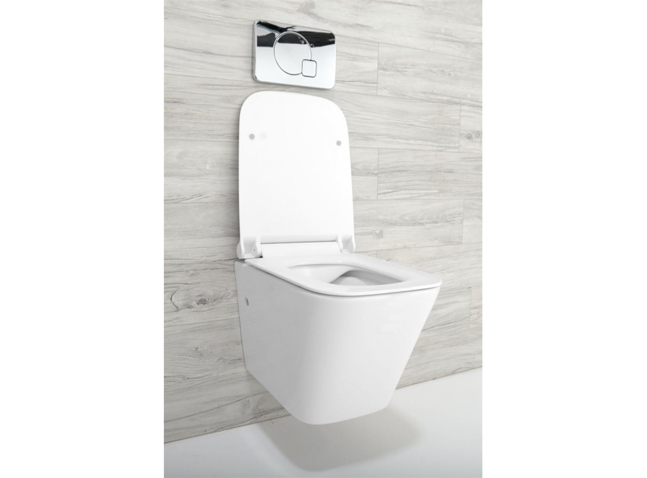 Závesné WC MAXMAX Rea RAUL RIMLESS