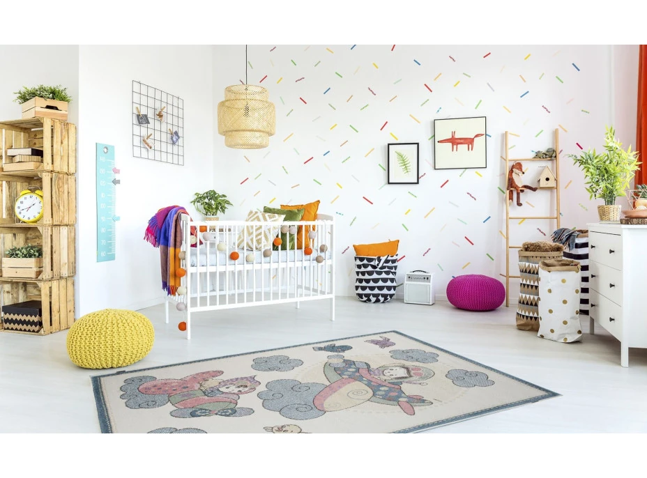 Detský koberec Happy - lietadielka