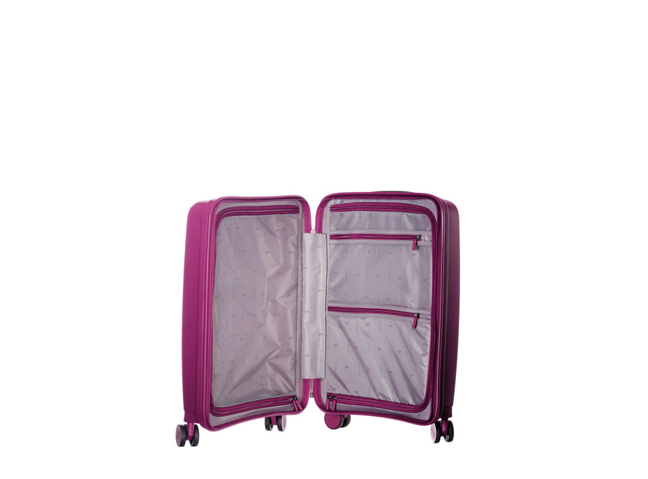 Moderné cestovné kufre DENVER - ružové