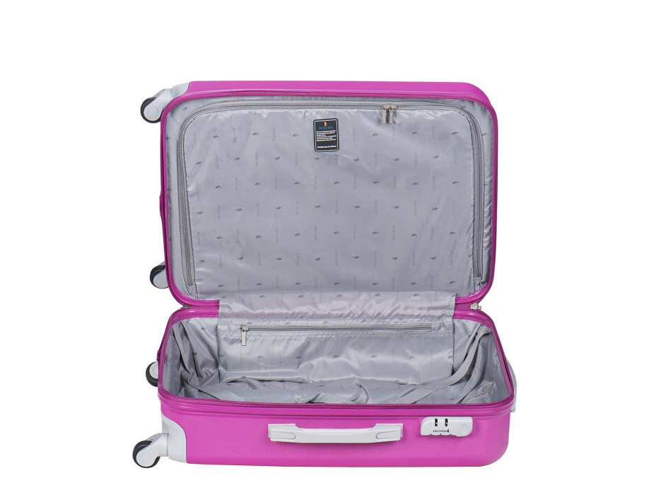 Moderné cestovné kufre IBIZA - ružové