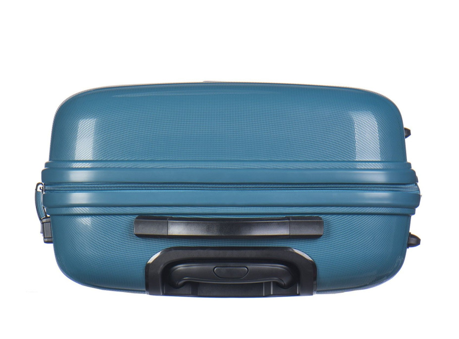 Moderné cestovné kufre MADAGASKAR - tyrkysové