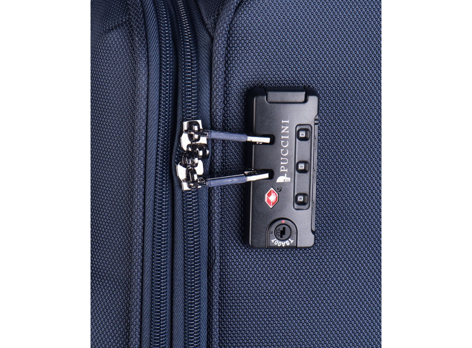Moderné cestovné kufre BERLIN - modré