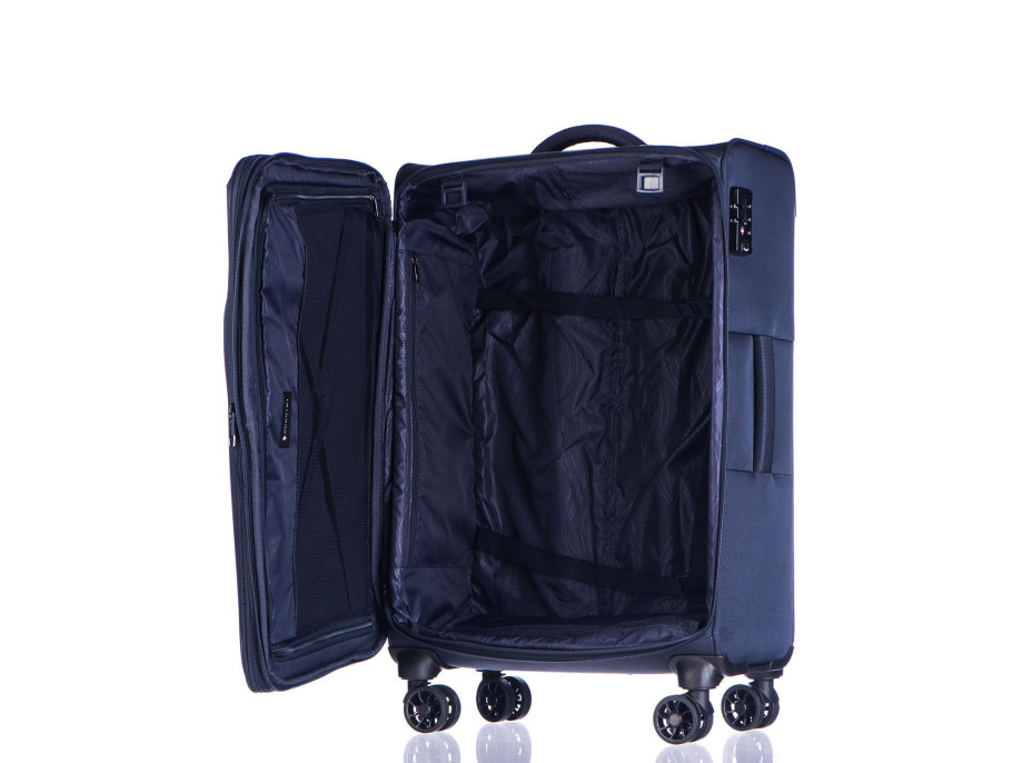 Moderné cestovné kufre BERLIN - modré