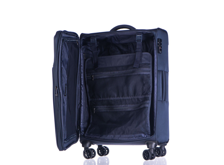Moderné cestovné kufre BERLIN - modré
