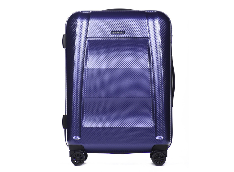 Moderné cestovné kufre NEW YORK - fialové