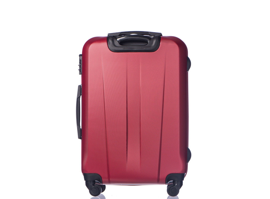 Moderné cestovné kufre PARIS - tmavo červené