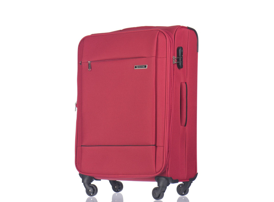 Moderné cestovné kufre PARMA - červené