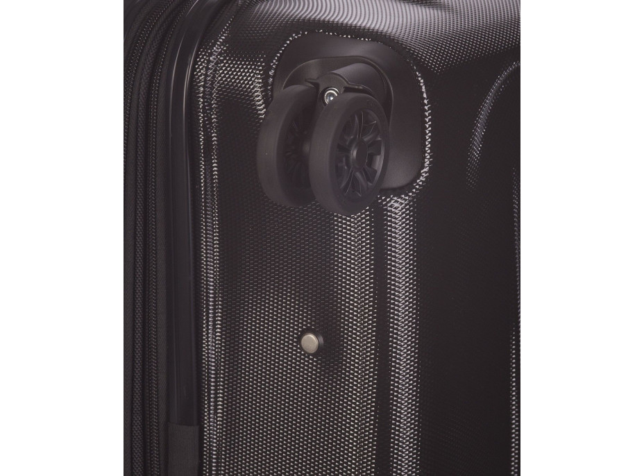 Moderné cestovné kufre STOCKHOLM - čierne