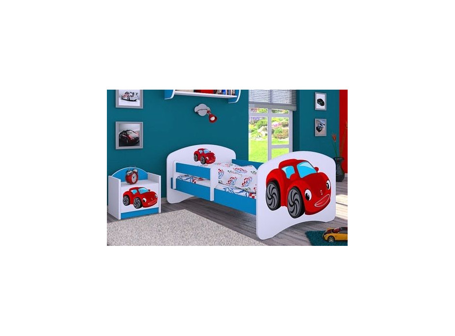 Detská posteľ bez šuplíku 180x90cm RED CAR