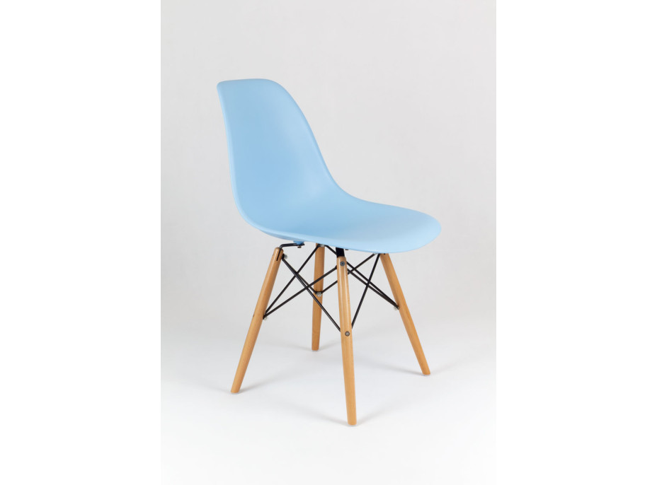 kuchynská dizajnová stolička radu plastelína - nebesky modrá 3