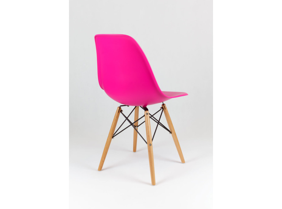 kuchynská dizajnová stolička radu plastelína - ružová 2