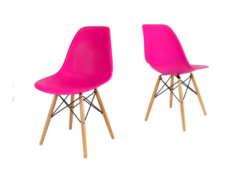 kuchynská dizajnová stolička radu plastelína - ružová 4
