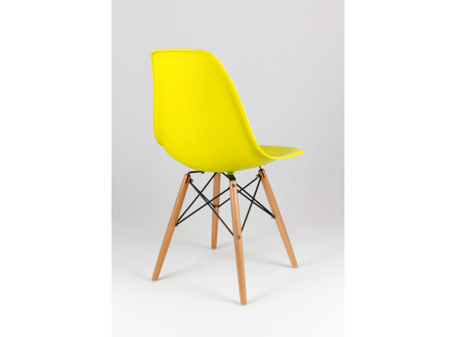 kuchynská dizajnová stolička radu plastelína - žltá 2