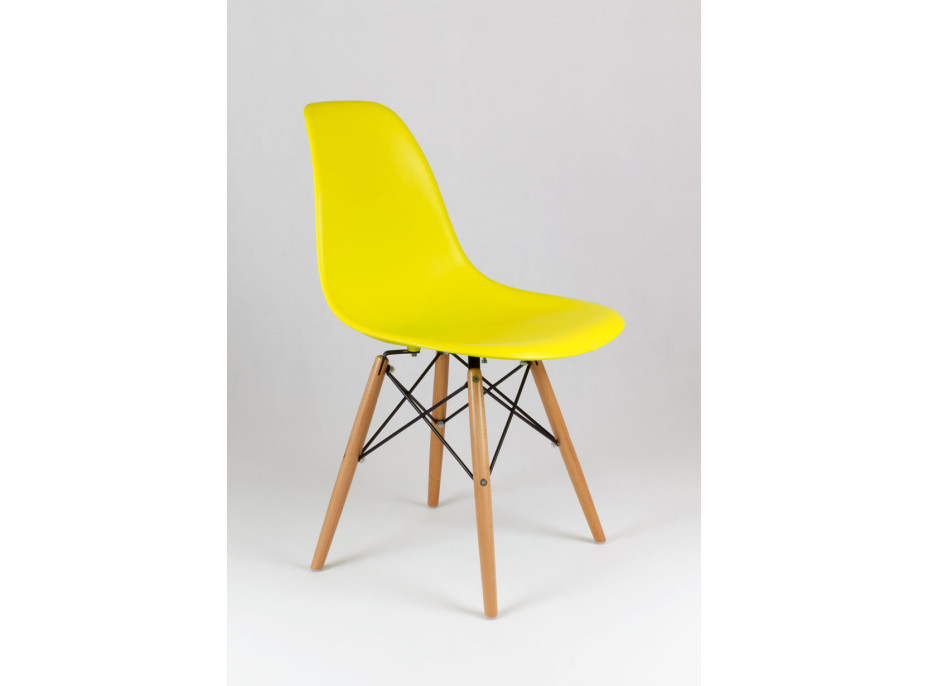 kuchynská dizajnová stolička radu plastelína - žltá 3