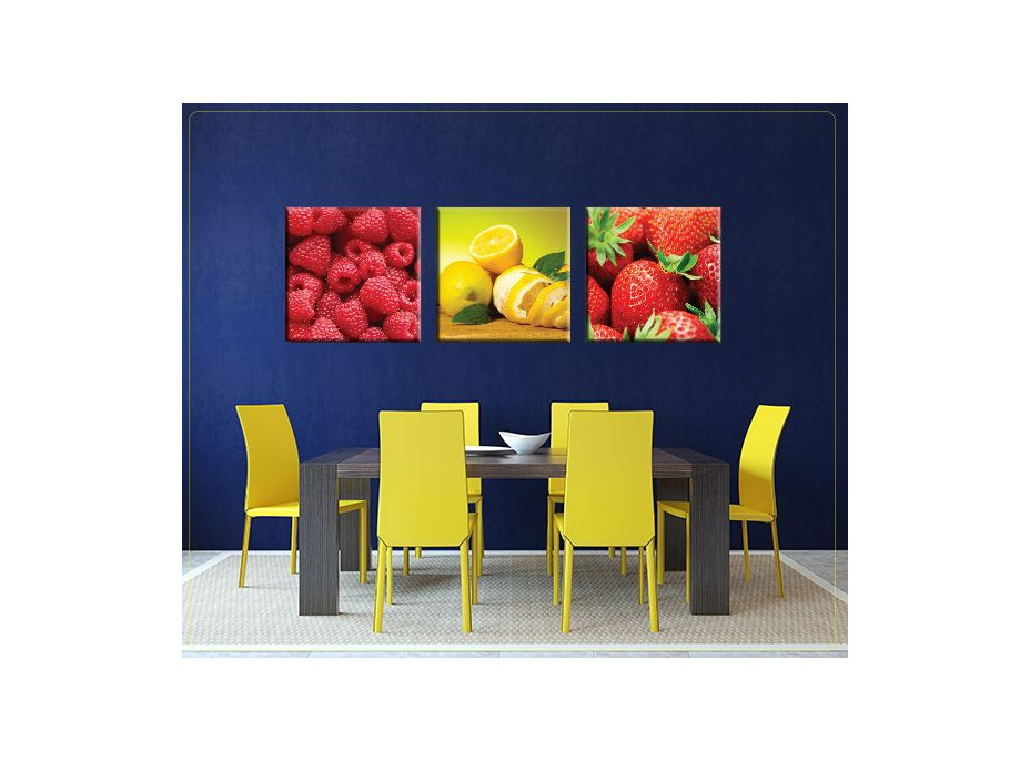 Obraz na plátne 30x30cm zelenina - vzor 26