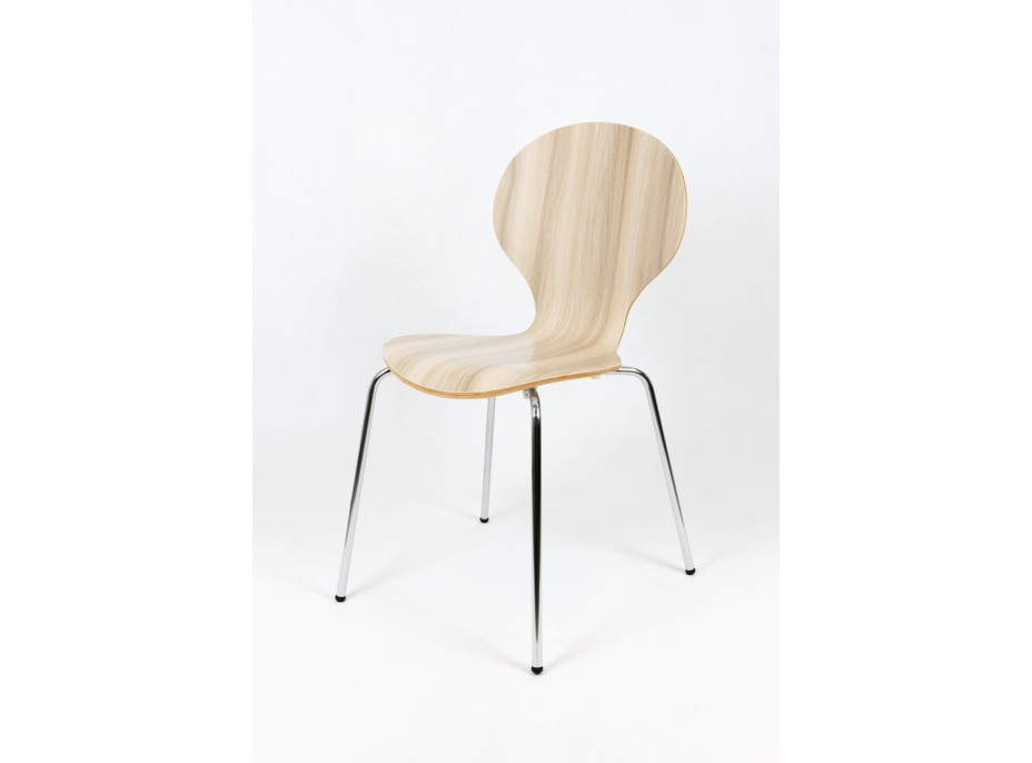 Dizajnová stolička BERGAMO - šedá - TYP D