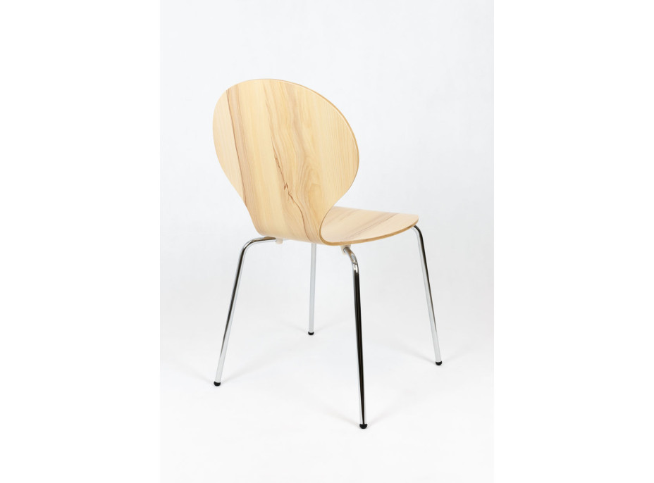 Dizajnová stolička BERGAMO - svetlo hnedá - TYP D