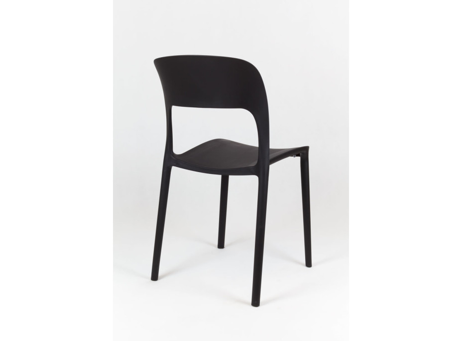Dizajnová stolička BIBIONE - čierna