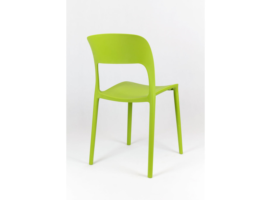 Dizajnová stolička BIBIONE - zelená