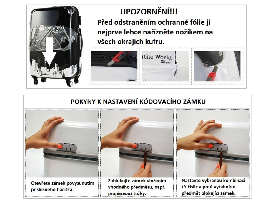 Cestovné kufre PICASSO