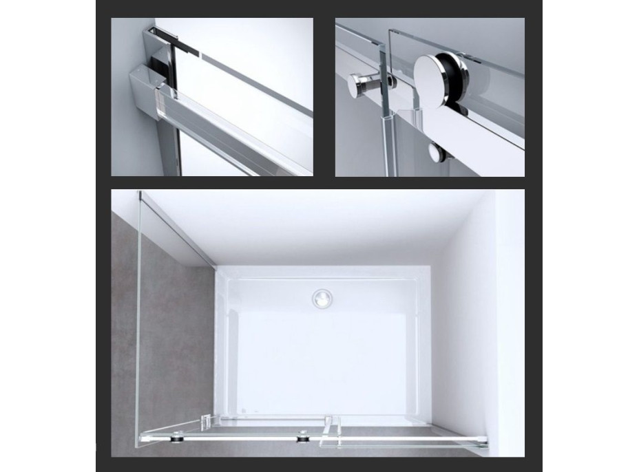 Sprchovací kút MAXMAX Rea NIXON 140x80 cm