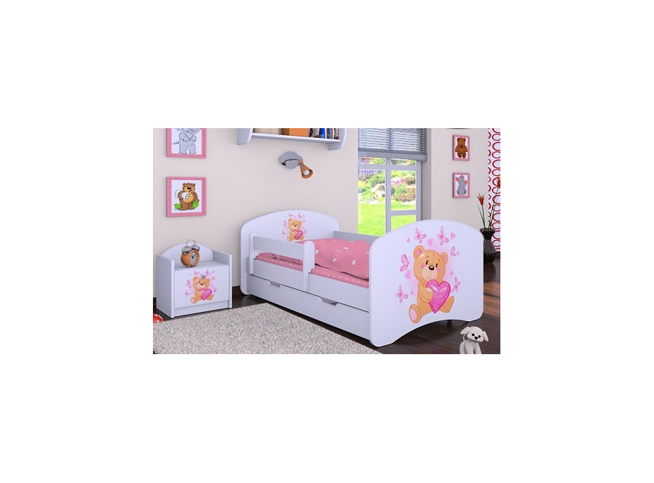 Detská posteľ so zásuvkou 180x90cm MÍŠA
