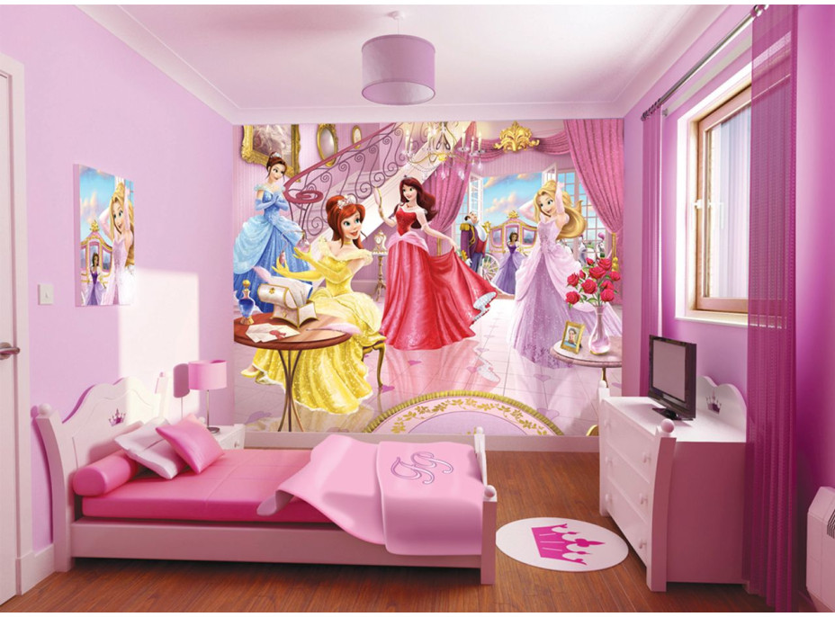 Detská 3D tapeta PRINCEZNY