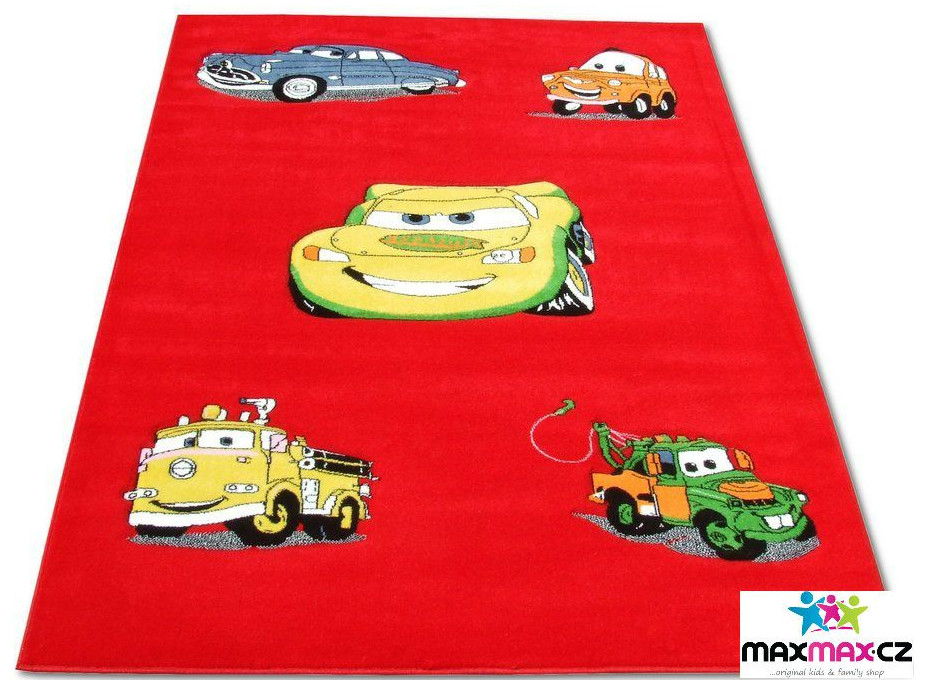 Detský koberec CARS red