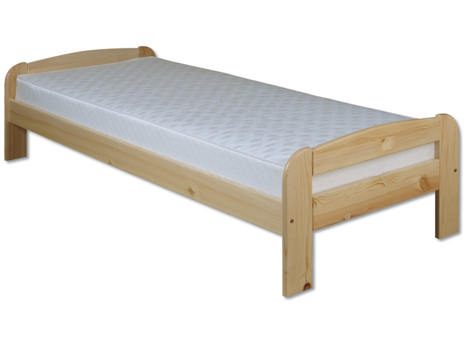 Posteľ z masívu borovice - jednolôžko 200x80 cm - MAX 122