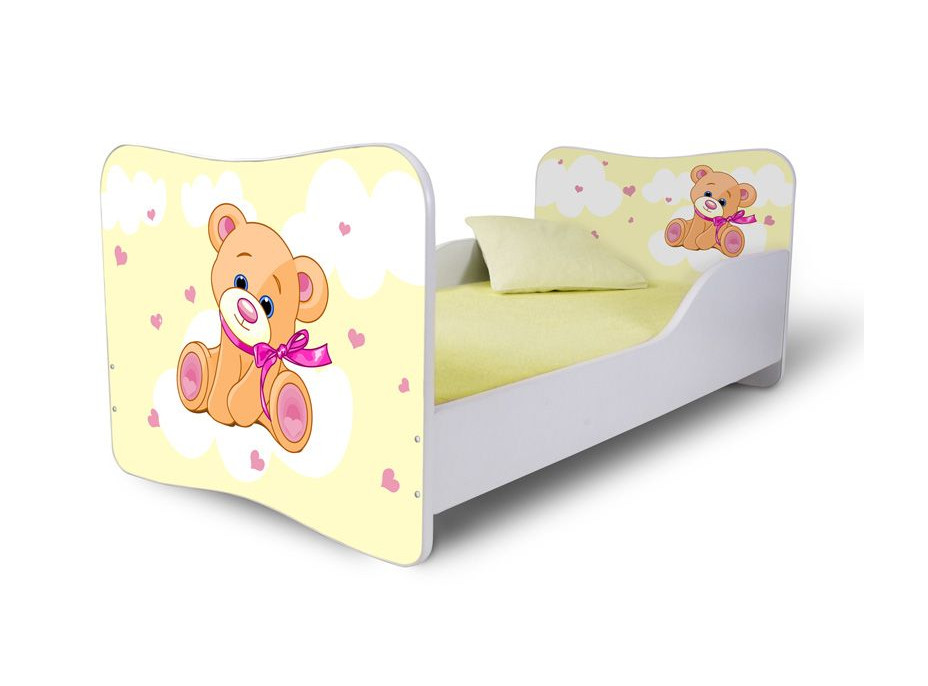 Detská posteľ MACKO žltý + matrac ZADARMO