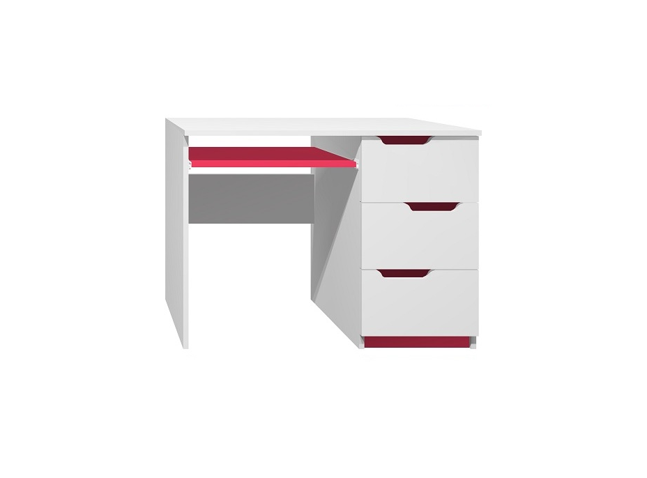 Písací stôl - MODERN TYP A - červená