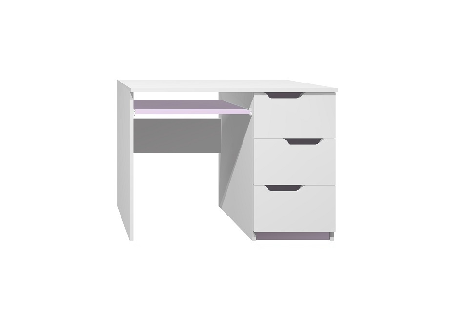Písací stôl - MODERN TYP A - fialová