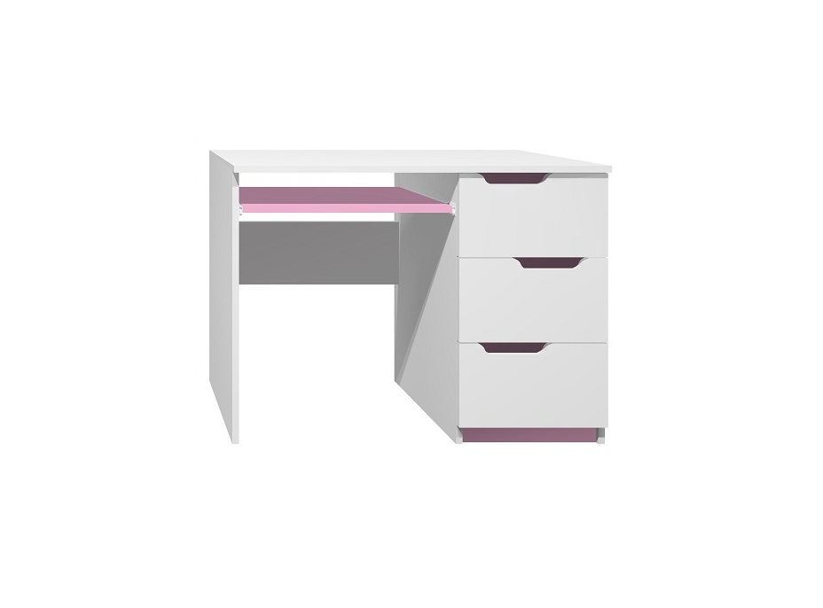 Písací stôl - MODERN TYP A - ružová
