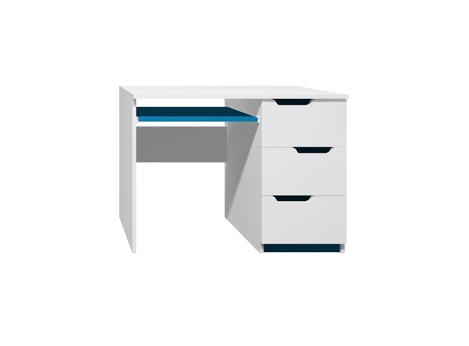 Písací stôl - MODERN TYP A - tmavo modrá