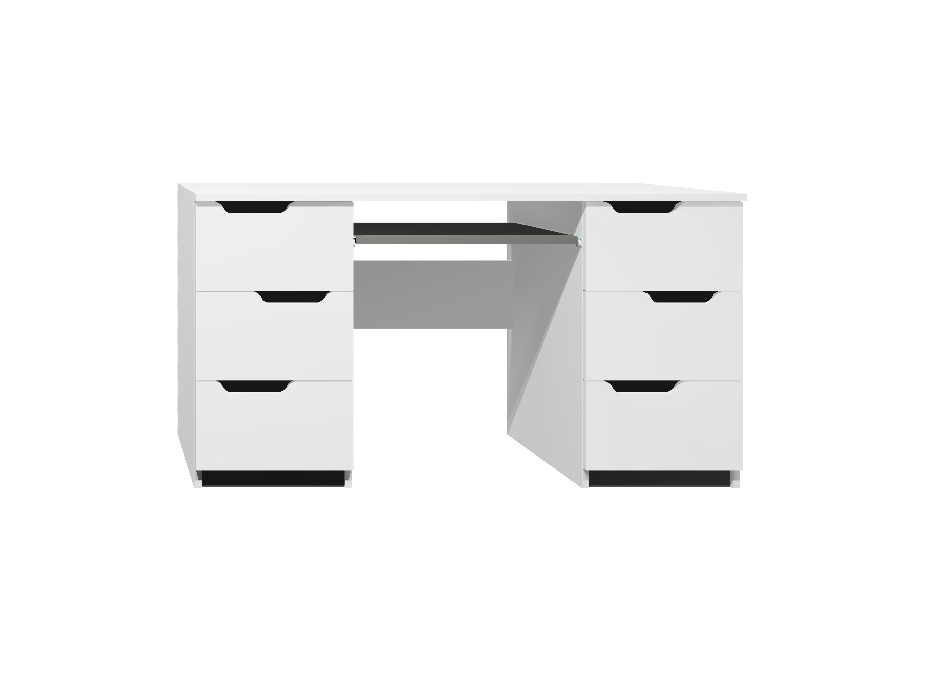Písací stôl - MODERN TYP B - grafit