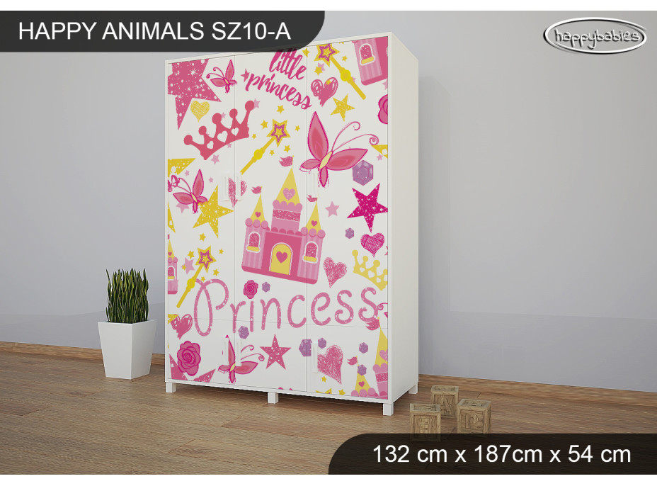 Detská skriňa PRINCESS - TYP 10A