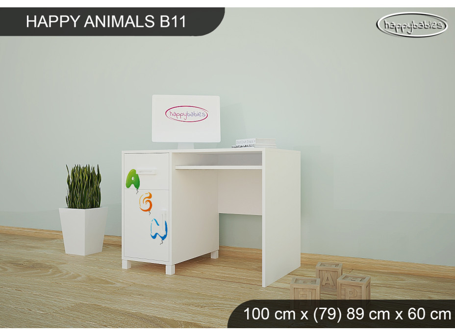 Detský písací stôl HAPPY - TYP 11