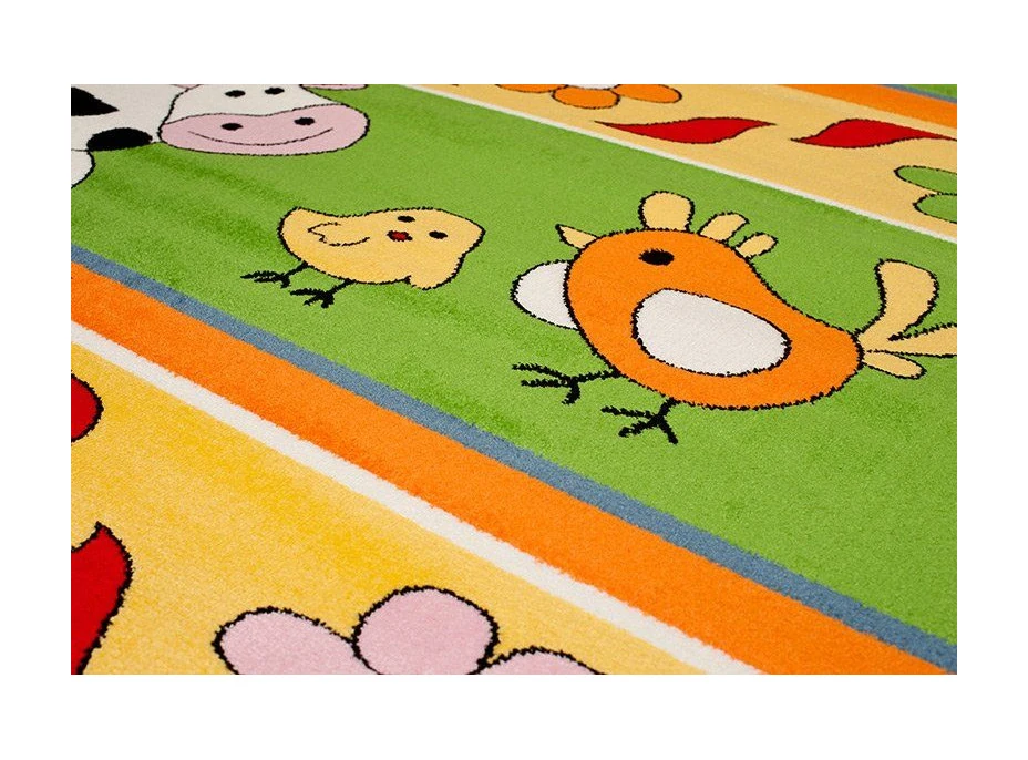 Detský koberec FARM GREEN