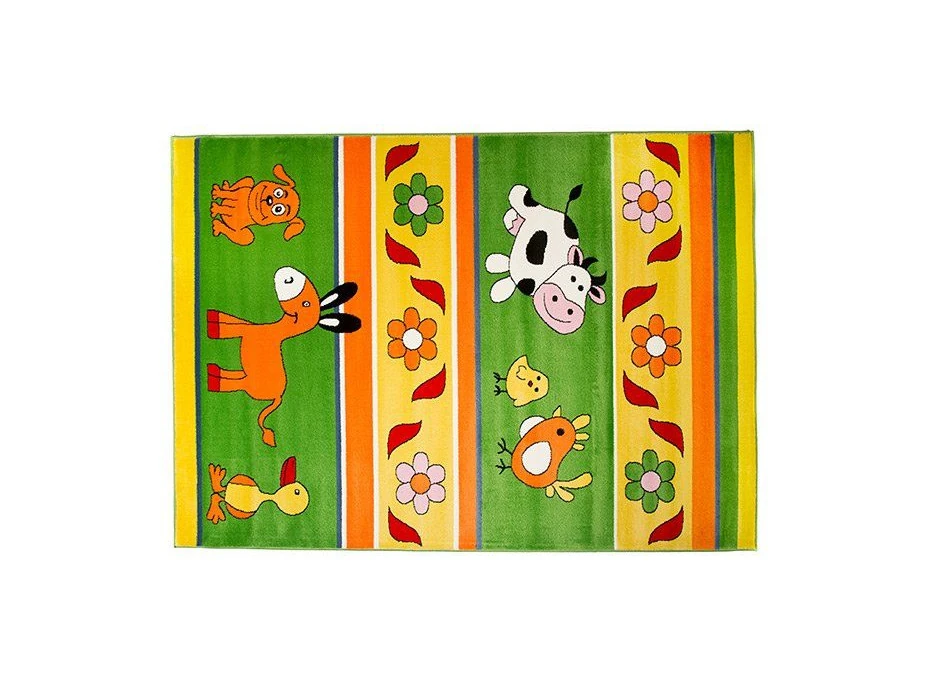 Detský koberec FARM GREEN