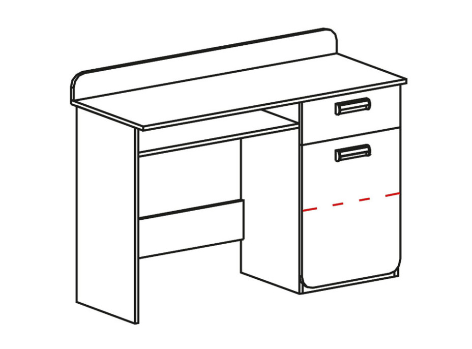 Písací stôl LORENTO - TYP A