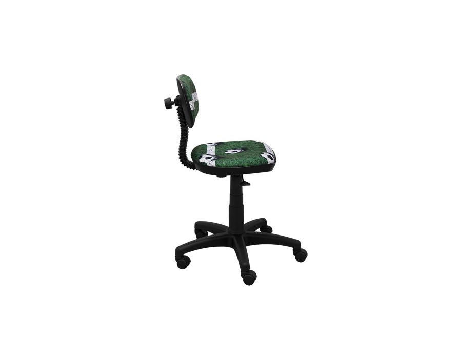 Detská otočná stolička JAMES - FUTBAL zelená