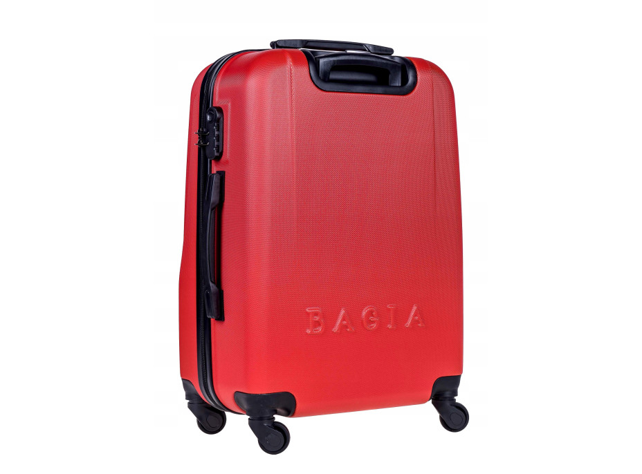 Cestovný kufor MILANO - červený