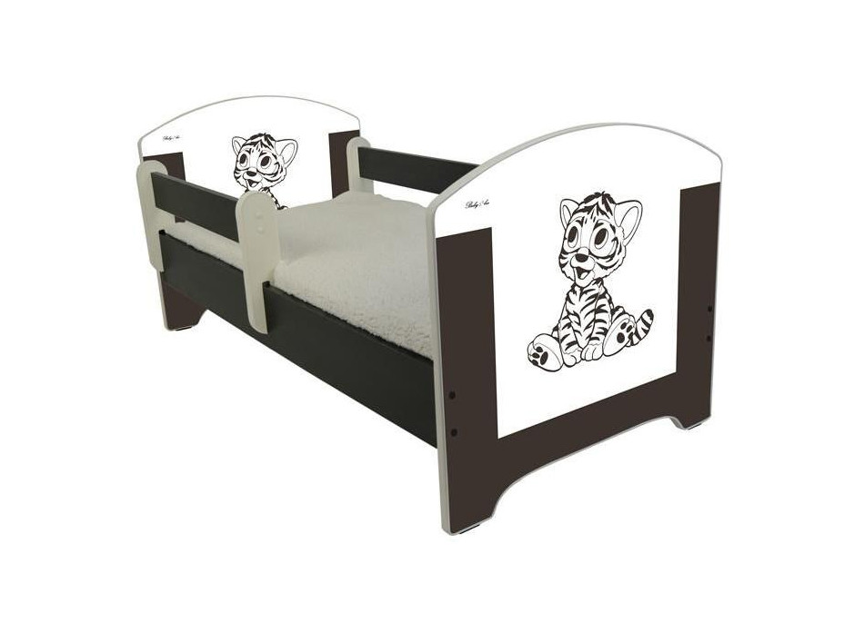 Detská posteľ HNEDÝ TIGRÍK 160x80 cm