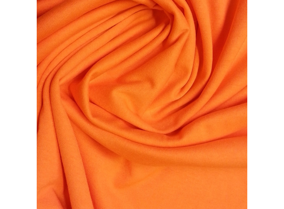 Bavlnené prestieradlo 120x60 cm - pomarančová