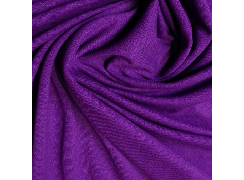 Bavlnené prestieradlo 120x60 cm - tmavo fialové