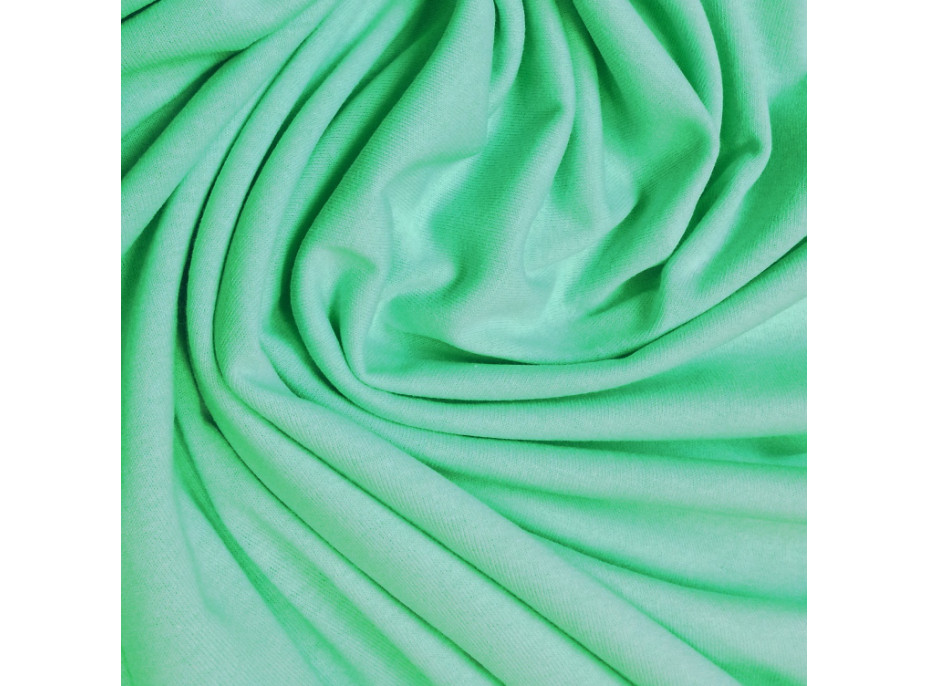 Bavlnené prestieradlo 120x60 cm - svetlo zelené