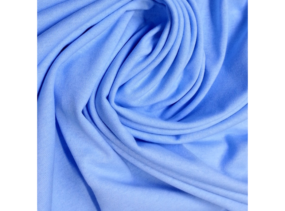 Bavlnené prestieradlo 160x70 cm - SVETLE MODRÉ