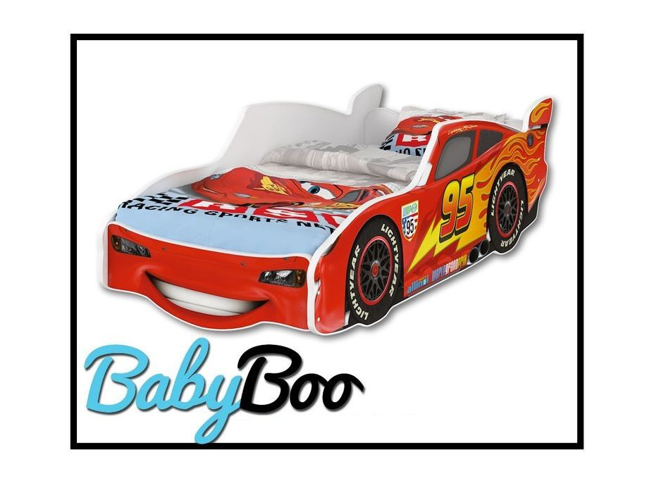 Detská autopostel Disney 140x70 - BLESK MCQUEEN