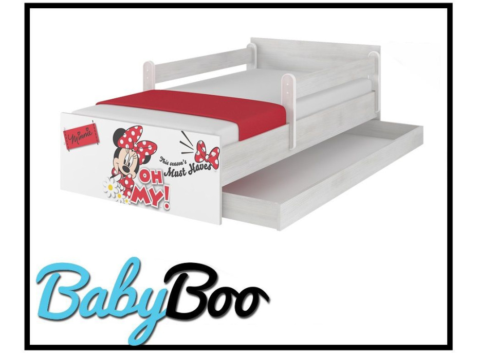 Detská posteľ MAX bez zásuvky Disney - MINNIE III 160x80 cm